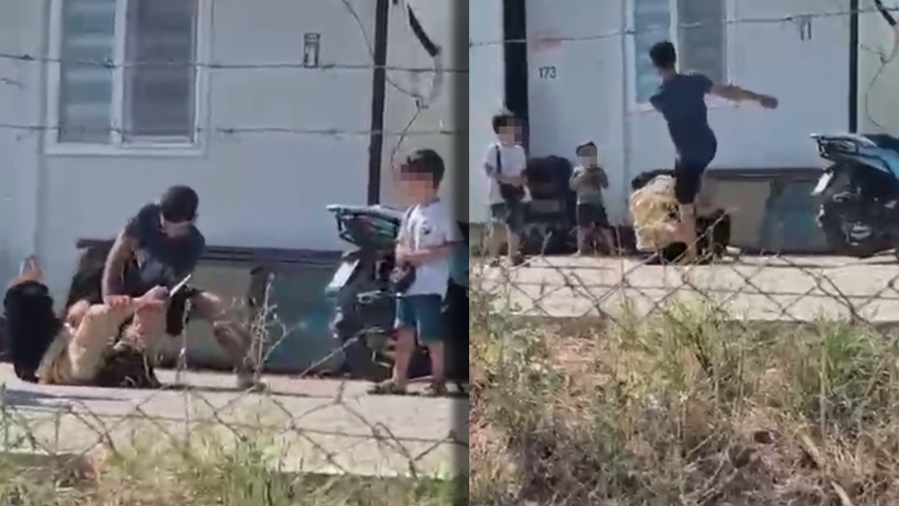 Boşanmak İsteyen Kadın, Çocuklarının Gözü Önünde Tekme Tokat Dövüldü