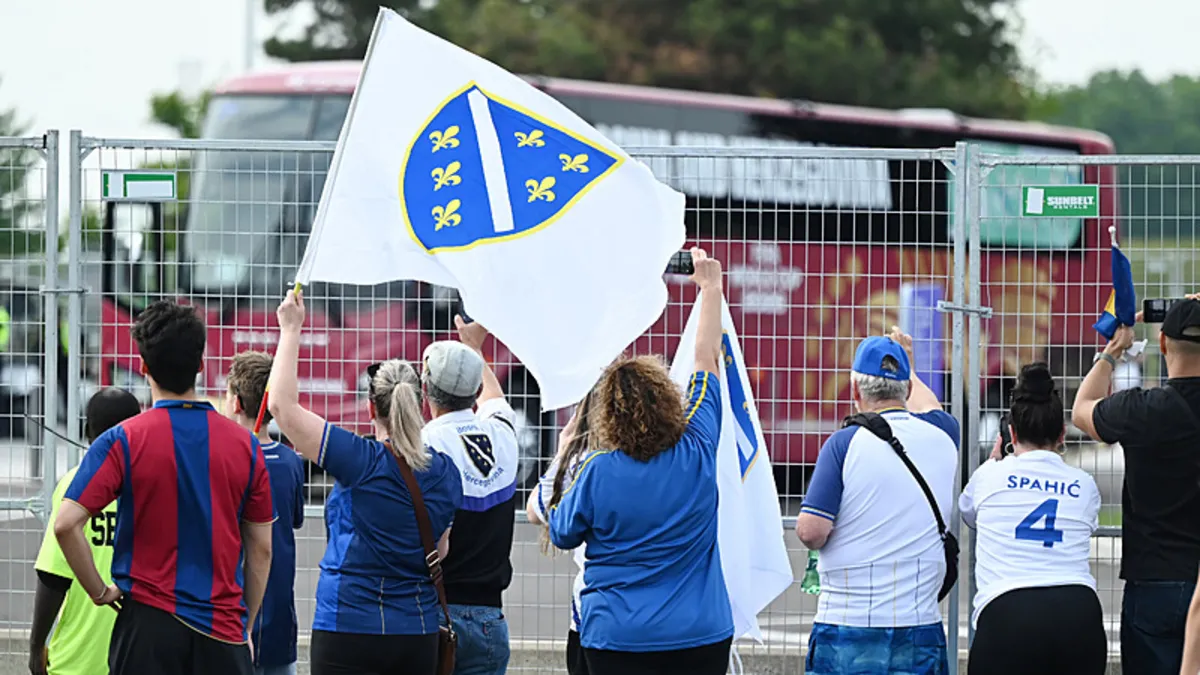 Bosna Hersek Taraftarları Dünya Kupası İçin Toronto'da