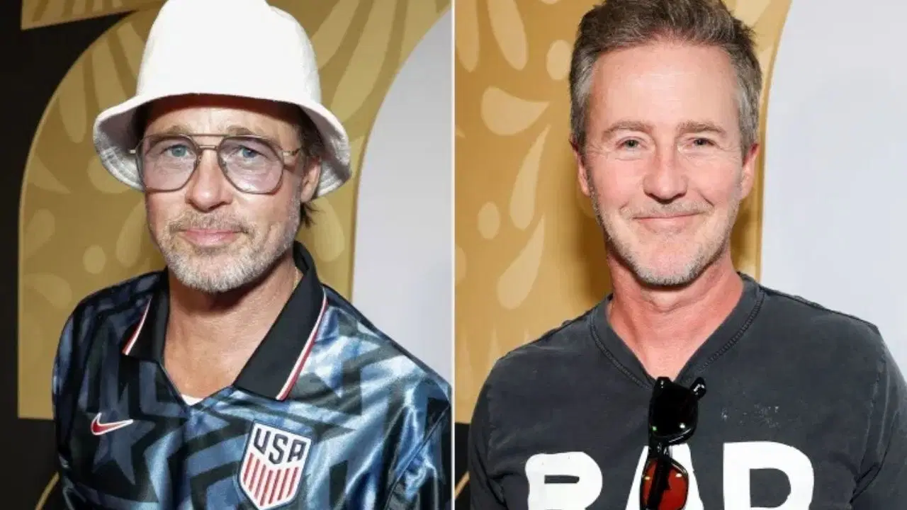 Brad Pitt ve Edward Norton'dan Türkiye-ABD maçına sürpriz ziyaret
