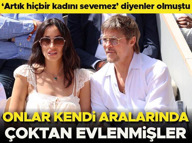 Brad Pitt'in gizli evliliği ortaya çıktı