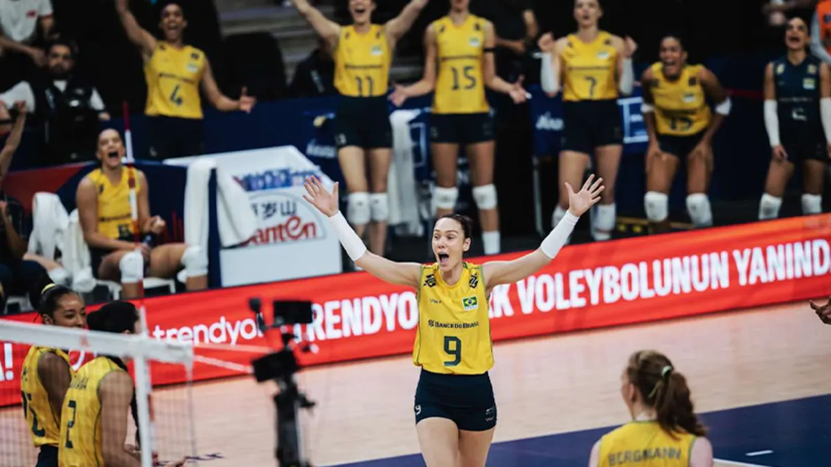 Brezilya, Fransa'ya set vermedi! VNL'de farklı galibiyet