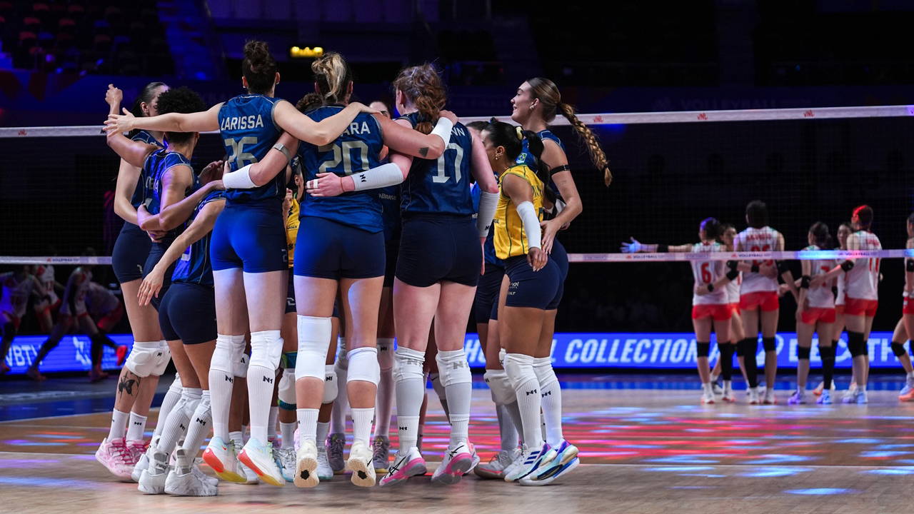 Brezilya-İtalya VNL yarı finali TSİ 11:00'de TRT Spor'da