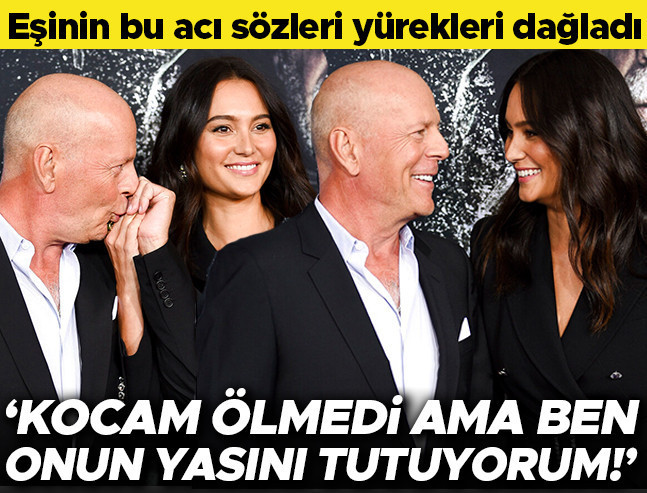 Bruce Willis'in eşinden yürek sızlatan itiraf: O ölmedi ama yasını tutuyorum