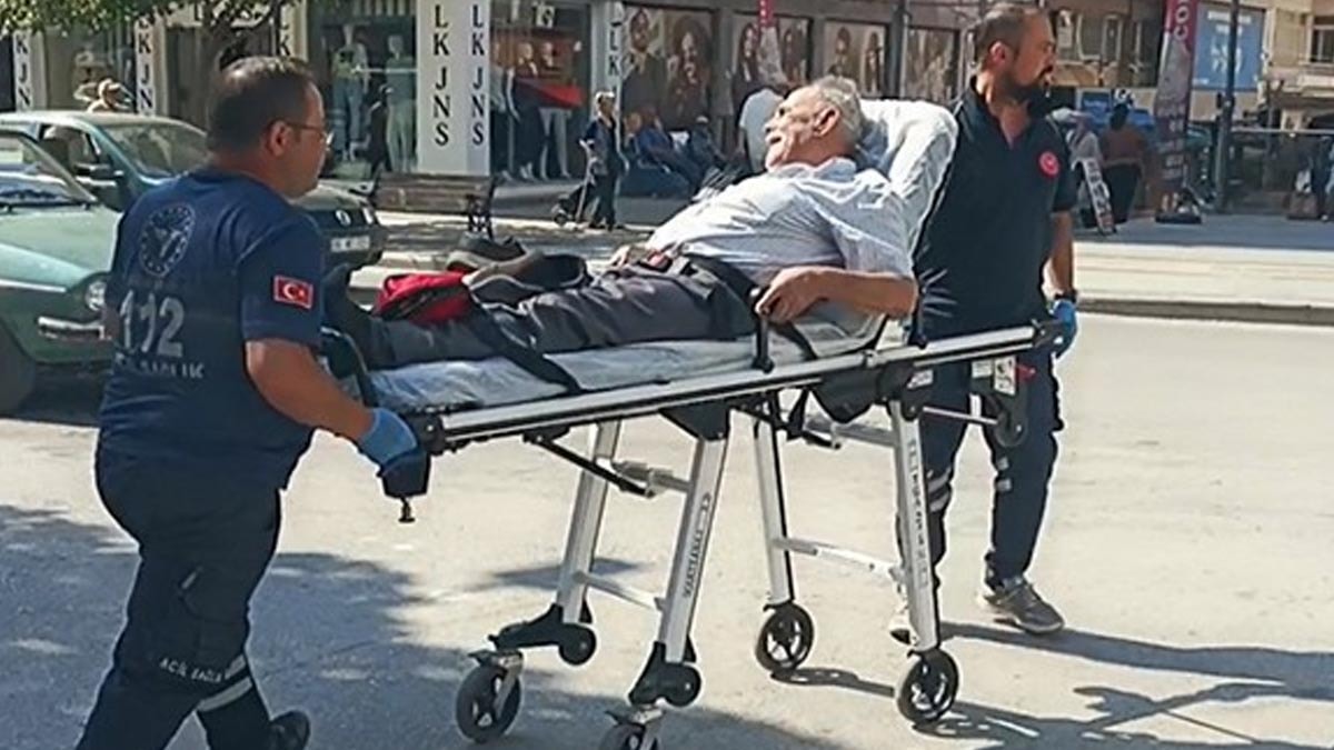 Burdur'da Bankada Fenalaşan 73 Yaşındaki Vatandaş Hastaneye Kaldırıldı