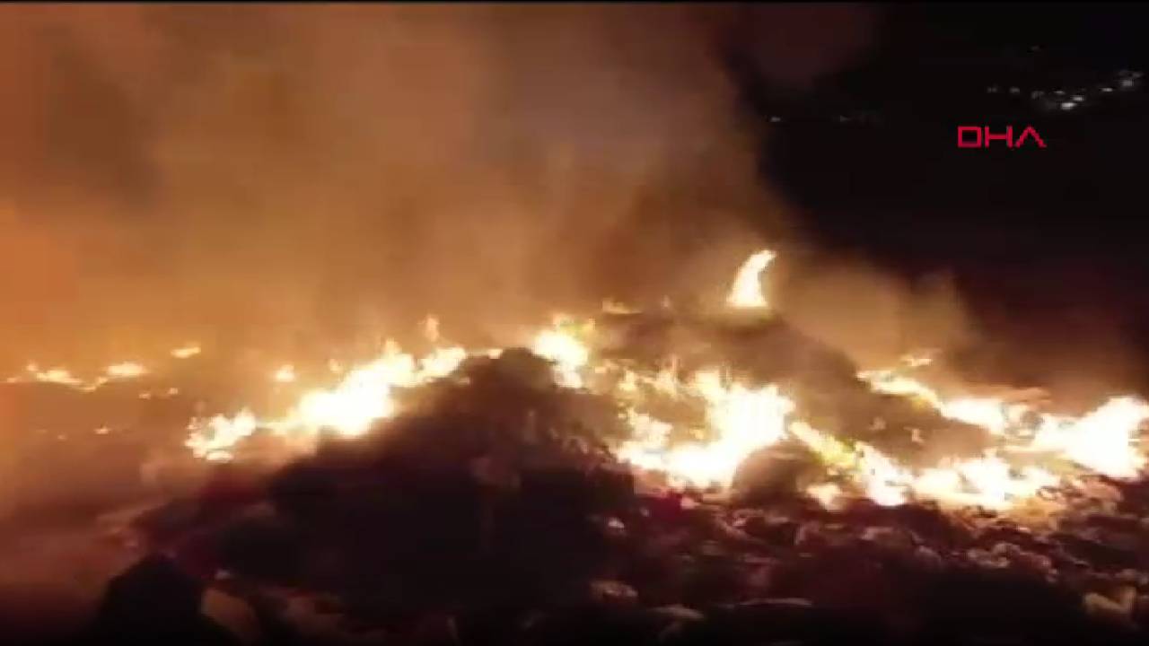 Burdur Çöplüğünde Yangın: Ekipler Hızlı Müdahale Etti