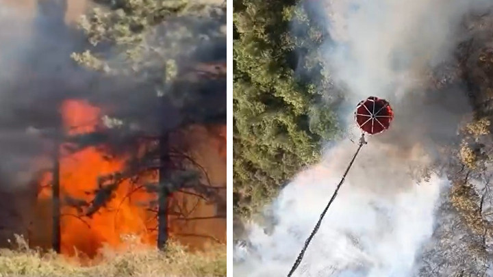 Bursa'da 3 Noktada Yangın: Alevlere Havadan ve Karadan Müdahale