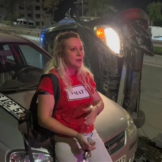 Bursa'da Alkollü Kadın Sürücü Kazayı Unuttu: 2.34 Promil