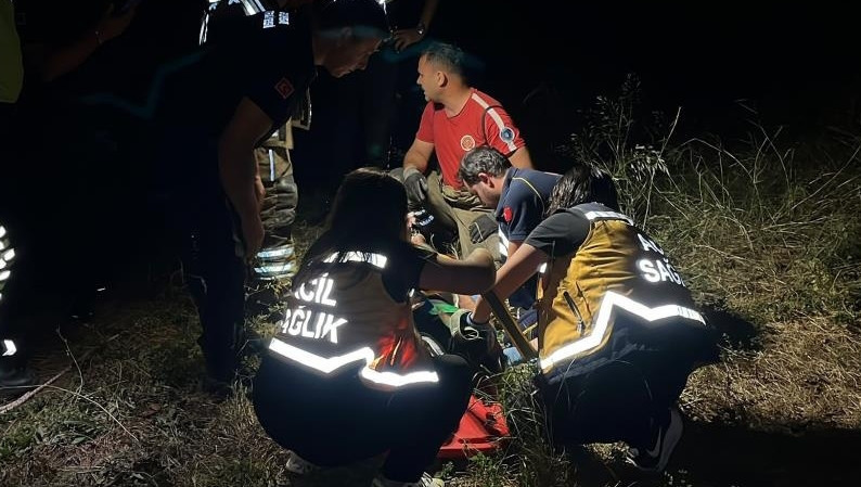 Bursa'da Alkollü Sürücü Uçuruma Yuvarlanınca Feci Kaza