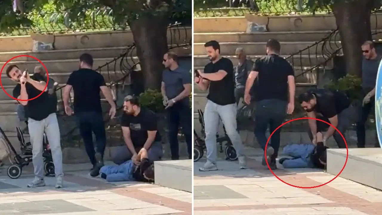 Bursa'da bıçaklı kavgaya sivil polislerden havaya ateşli müdahale