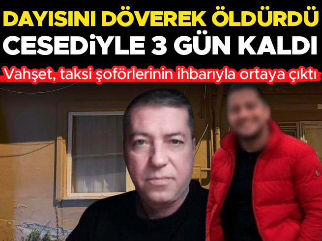 Bursa'da dehşet: Dayısını döverek öldüren yeğen, 3 gün cesetle yaşadı