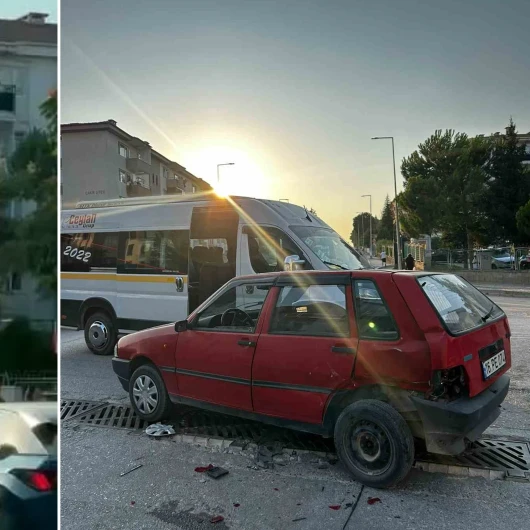 Bursa İnegöl'de Zincirleme Kaza: 4 Yaralı