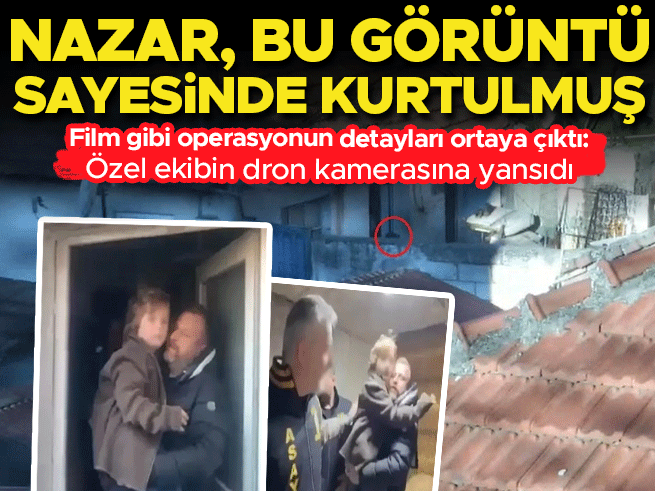 Bursa'da Nazar'ın kurtuluşu: Dron kamerası 7 yıllık esareti bitirdi