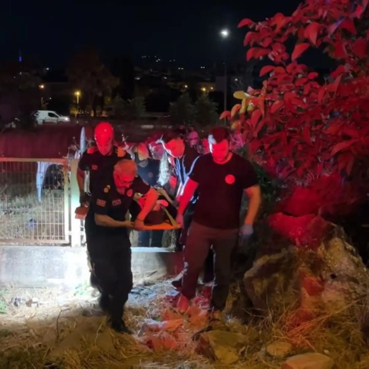 Bursa'da Otomobil Tarlaya Uçtu: 5 Yaralı