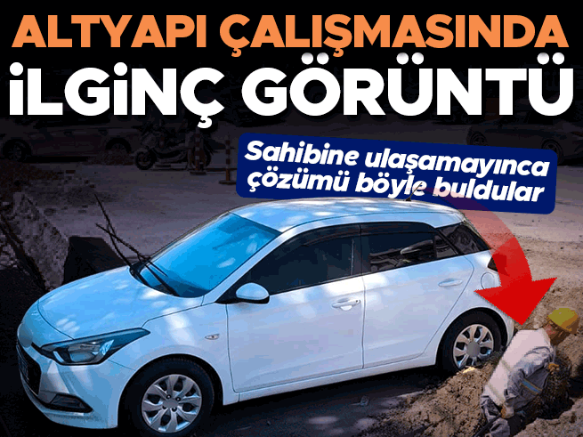 Bursa'da Otopark Krizi: Elektrik Ekibi Araç Sahibine Ulaşamayınca Kazıyla Çözüm Buldu