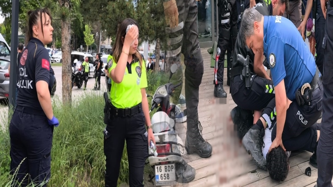 Bursa'da yol verme kavgası: 5 şüpheli adliyede