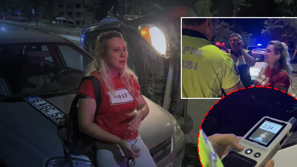 Bursa'da Alkollü Kadın Sürücü Mahalleyi Savaş Alanına Çevirdi: Polisi Çileden Çıkardı
