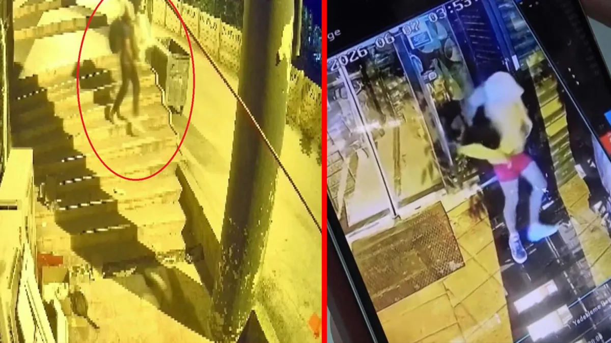 Bursa'da peruklu hırsızın şortlu soygunu kamerada