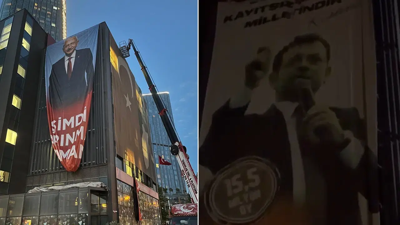 Butlan kararı CHP İstanbul binasında afiş krizine yol açtı