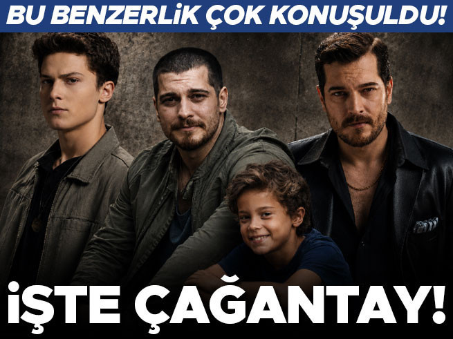 Çağan Efe Ak'ın Çağatay Ulusoy'la benzerliği 'Çağantay' oldu