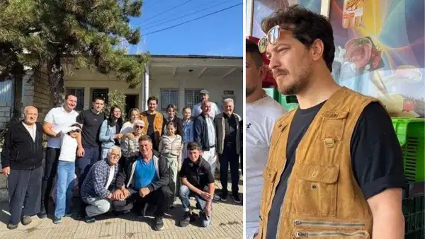 Çağatay Ulusoy Bulgaristan'daki köyünde hayranlarıyla buluştu