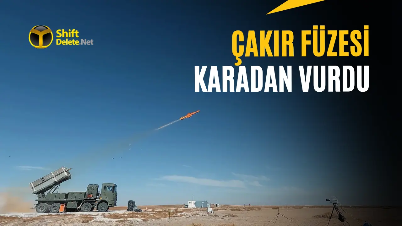 ÇAKIR Füzesi Karadan Yapılan Atışla Hedefini Tam İsabetle Vurdu