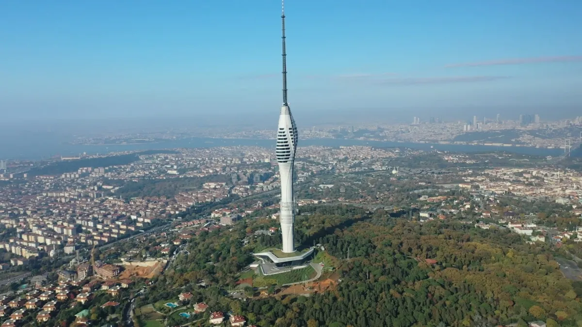 Çamlıca Kulesi 5 yılda 2,8 milyon ziyaretçiyi ağırladı