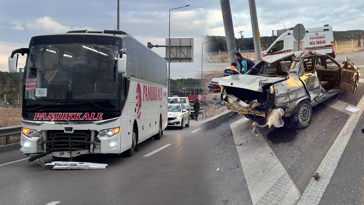 Çanakkale Ayvacık'ta Otobüs ile Otomobil Çarpıştı: 2 Ölü