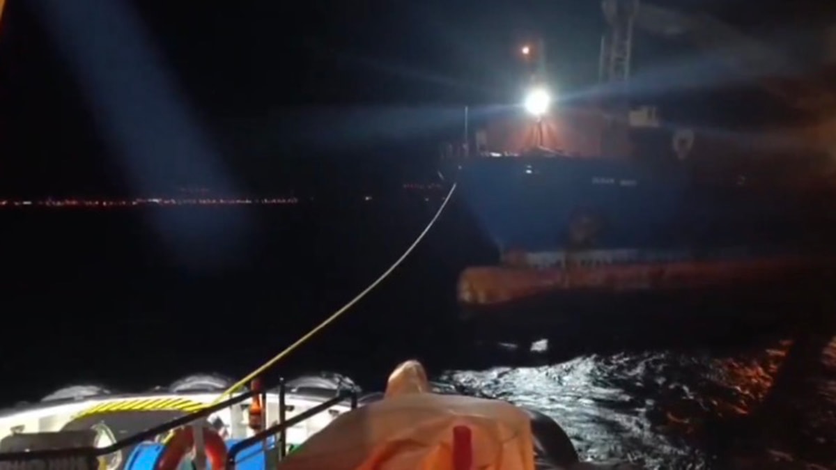 Çanakkale Boğazı'nda Kuru Yük Gemisi Arıza Yaptı
