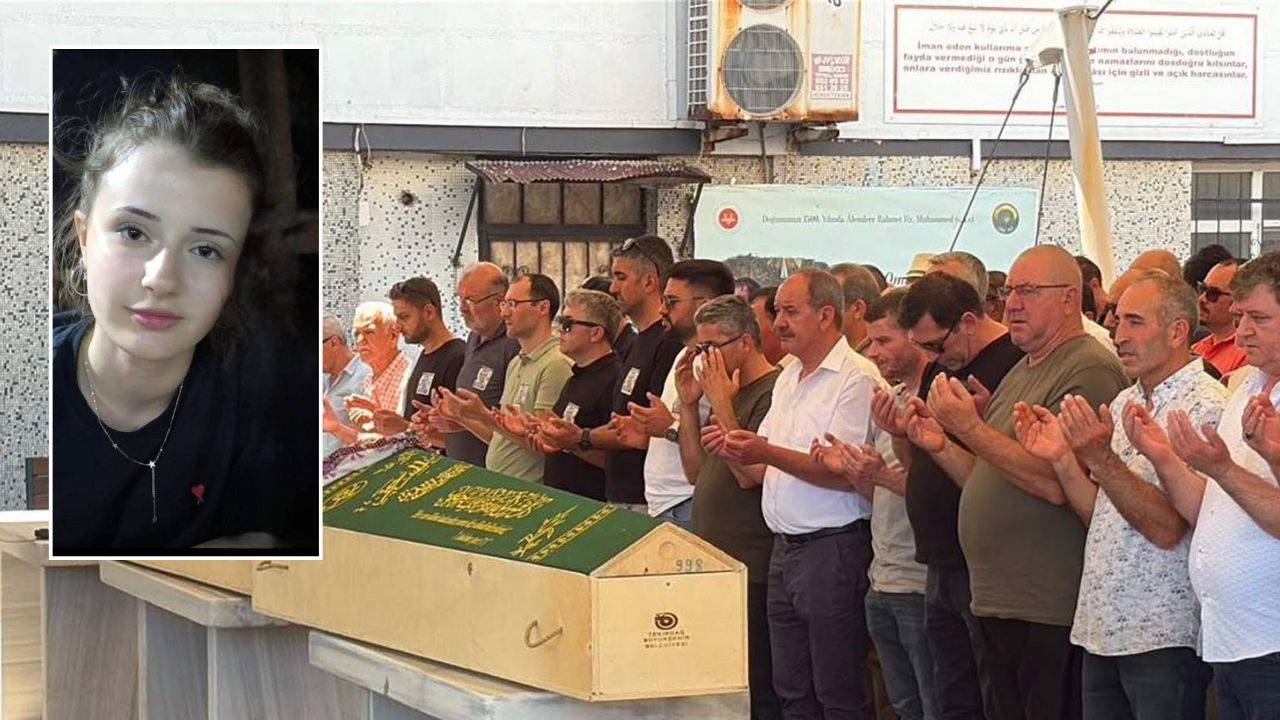 Çanakkale'de boğulan 14 yaşındaki Nilsu Başaran, Çorlu'da son yolculuğuna uğurlandı