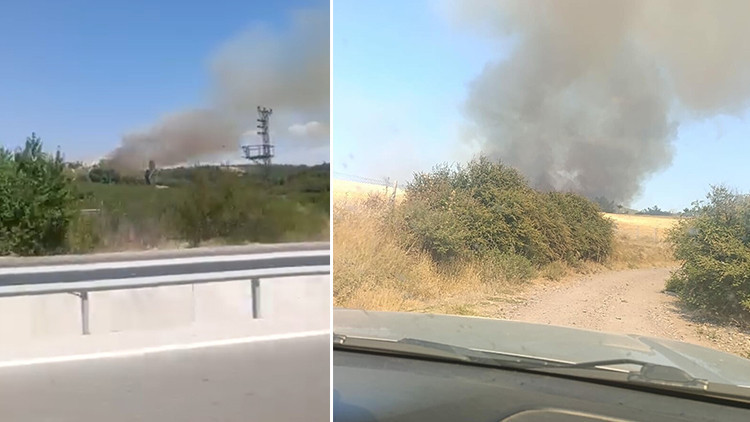 Çanakkale Ezine'deki Otluk Yangını Ormana Sıçradı