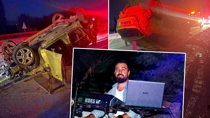 Çanakkale'de bariyerlere çarpan otomobil takla attı: Sürücü hayatını kaybetti