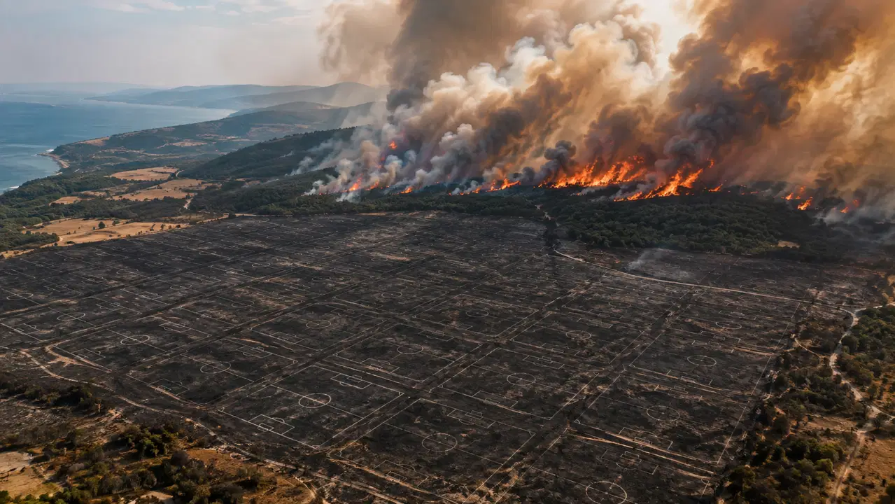 Çanakkale'de 2 Ayda 541 Hektar Orman Küle Döndü