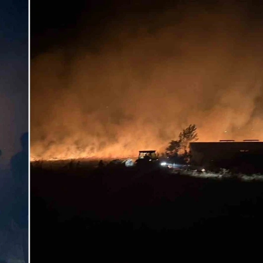 Çanakkale'de Otluk Alanda Yangın Kontrol Altına Alındı