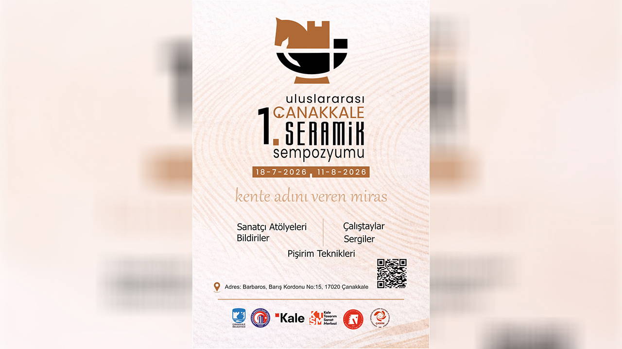 Çanakkale'de uluslararası seramik sempozyumu başladı