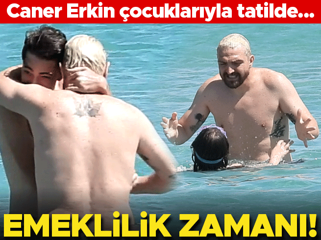 Caner Erkin emeklilikte tatil keyfi: Çeşme'de aile mutluluğu