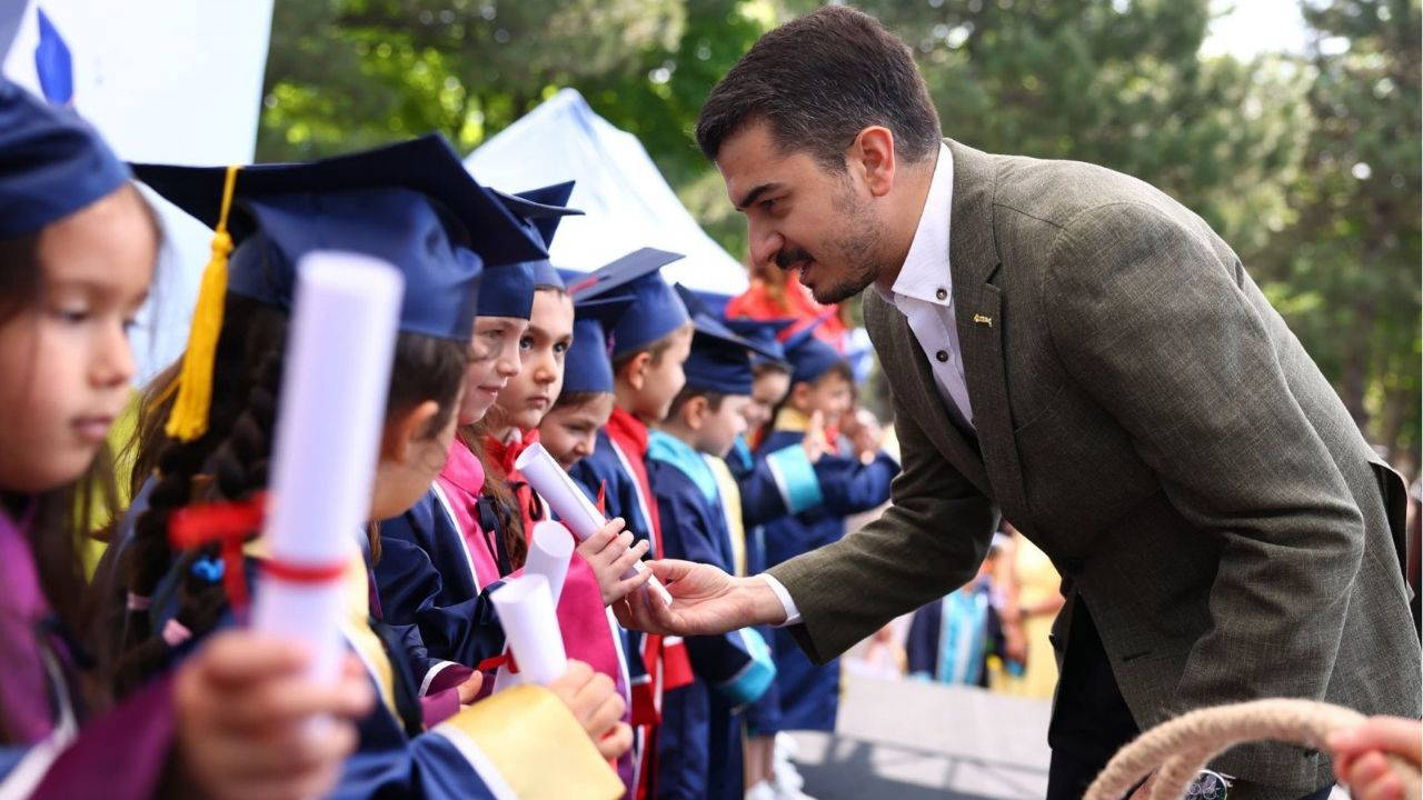 Çankayalı Minikler Mezuniyet Coşkusunu Ahlatlıbel'de Yaşadı
