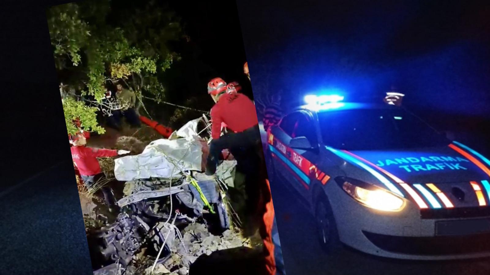 Çankırı'da mantar toplamaktan dönenleri taşıyan otomobil uçuruma yuvarlandı: 4 ölü, 1 yaralı