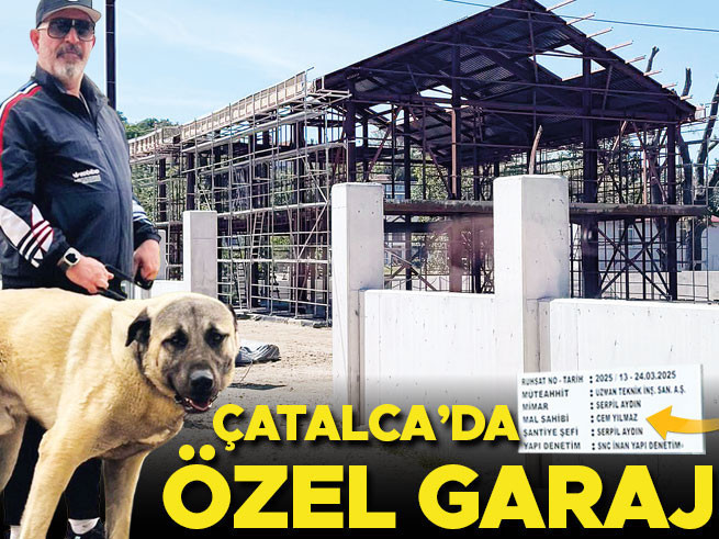 Cem Yılmaz'ın Çatalca'da Yükselen Otomobil Garajı