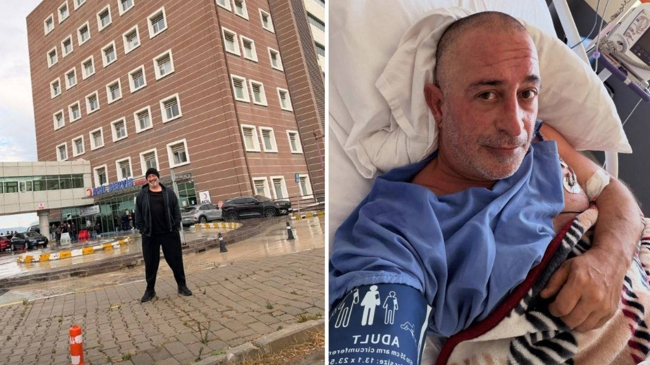 Cem Yılmaz Kalp Krizi Sonrası Hastane Önünde Poz Verdi