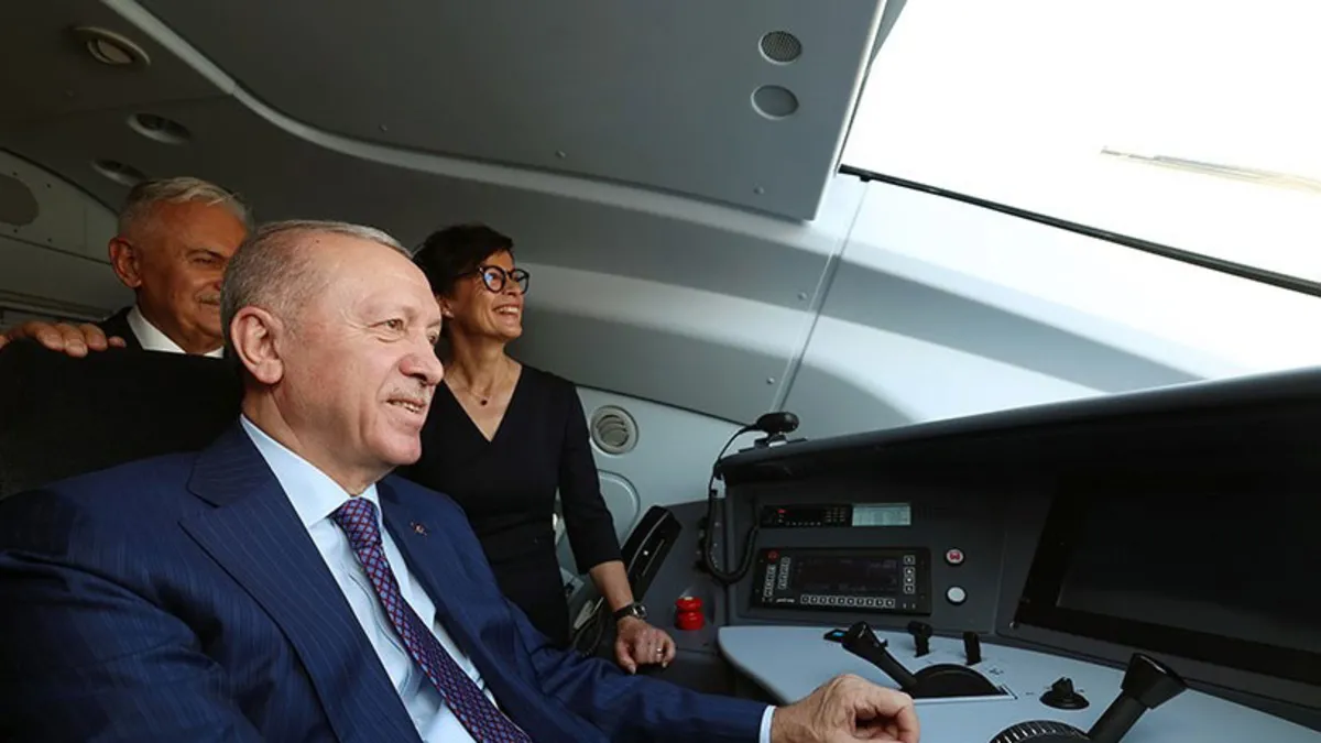 Çerkezköy-Kapıkule Hızlı Tren Hattı Açıldı: İlk Sefer Erdoğan'dan