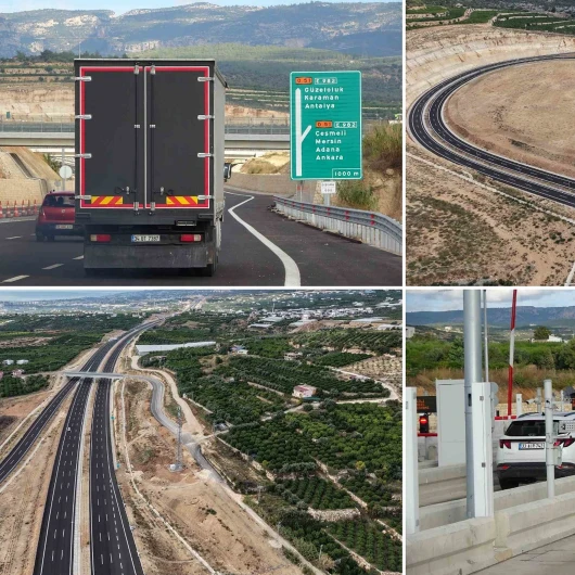 Çeşmeli-Kızkalesi Otoyolu açıldı: 2,5 saatlik yol 18 dakikaya indi