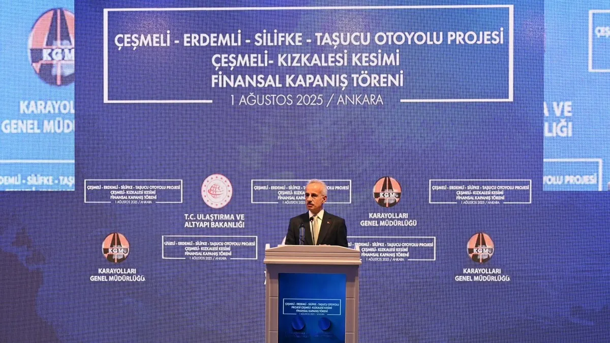 Çeşmeli-Kızkalesi Otoyolu'nda Son Aşama: 2,5 Saat 18 Dakikaya İniyor