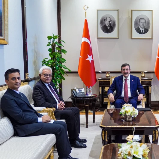 Cevdet Yılmaz Külliye'de 4 Büyükelçiyi Kabul Etti