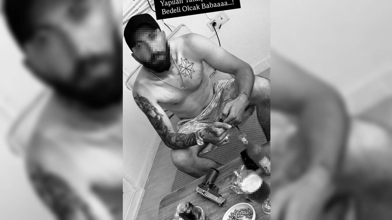 Cezaevi izninde silahlı paylaşım: Tehdit içerikli gönderiye hapis cezası