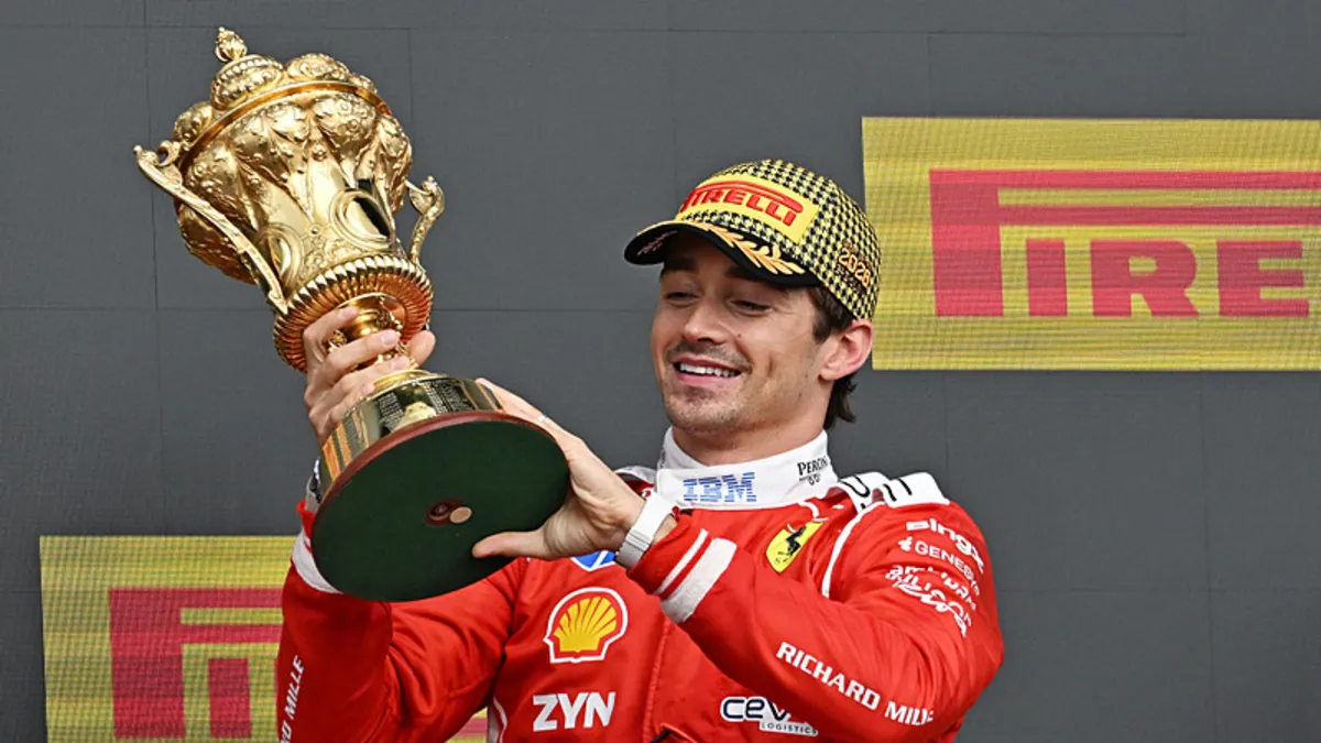 Charles Leclerc, Büyük Britanya Grand Prix'sini Kazandı