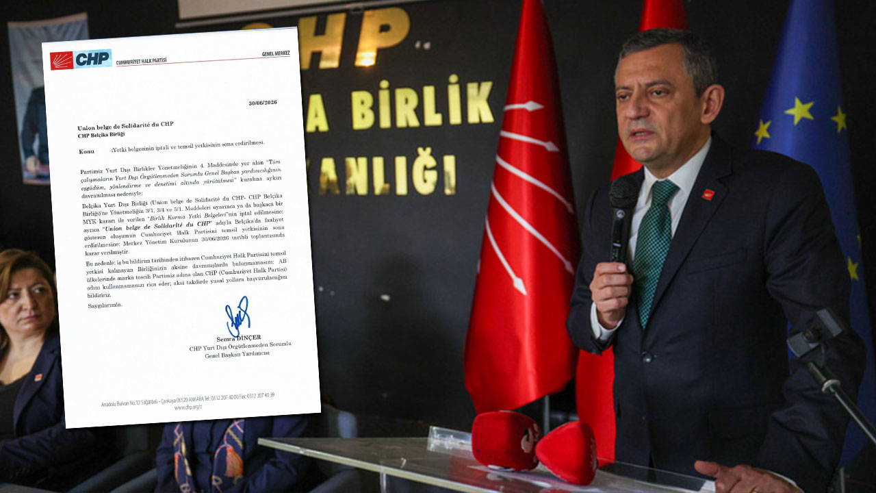 CHP'de yetki krizi: Belçika Birliği'nin temsil yetkisi iptal edildi