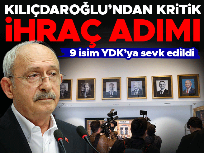 CHP'de disiplin süreci başladı: 9 vekil için ihraç talebi