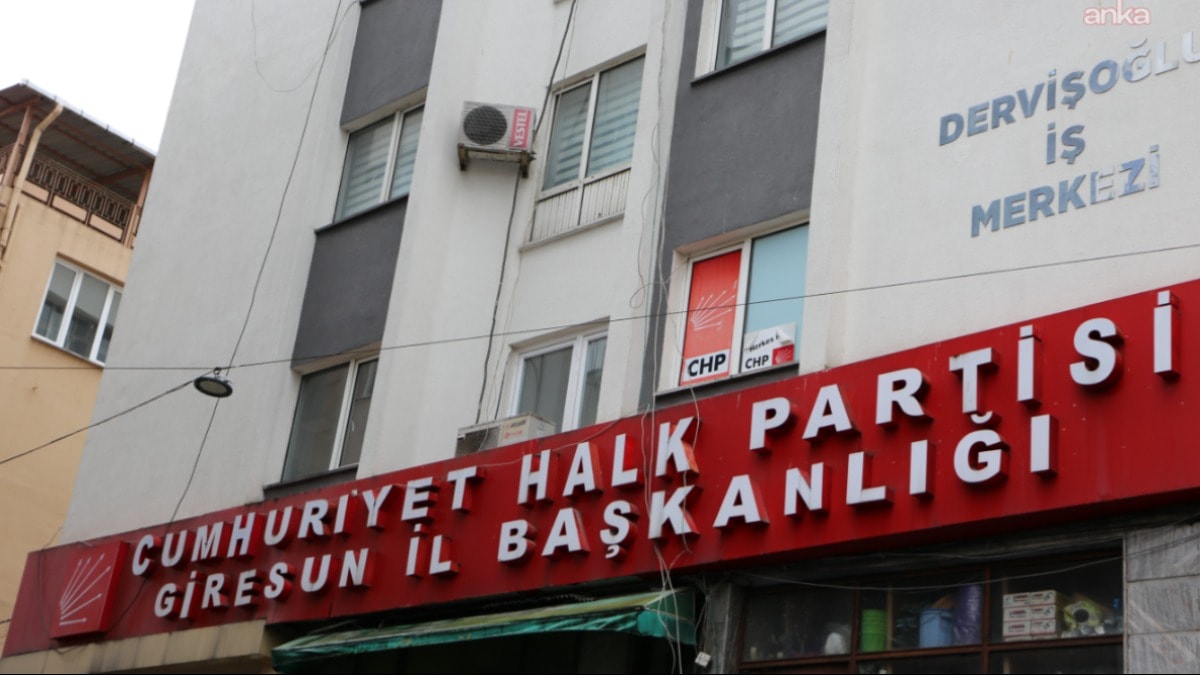 CHP'de Giresun il başkanı görevden alındı