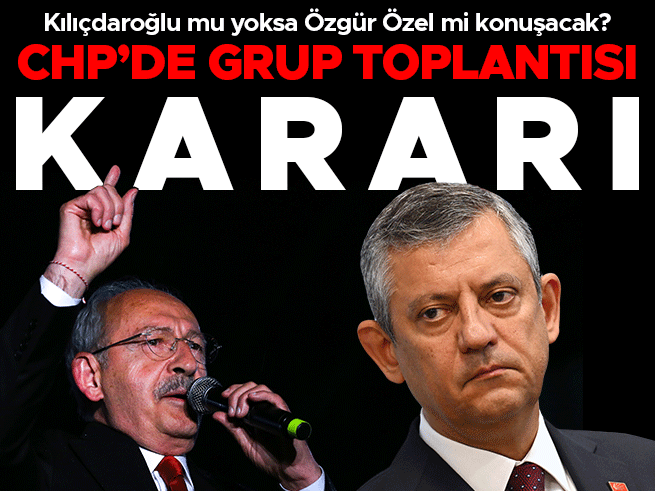 CHP Grup Toplantısı TBMM'de: Özgür Özel Yarın Konuşacak