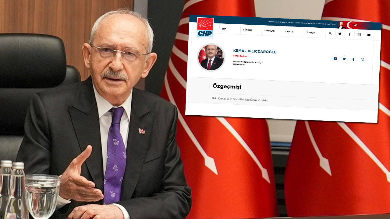 CHP'nin internet sitesi hacklendi, Kılıçdaroğlu'nun sayfasına 'Hain Kemal' yazıldı